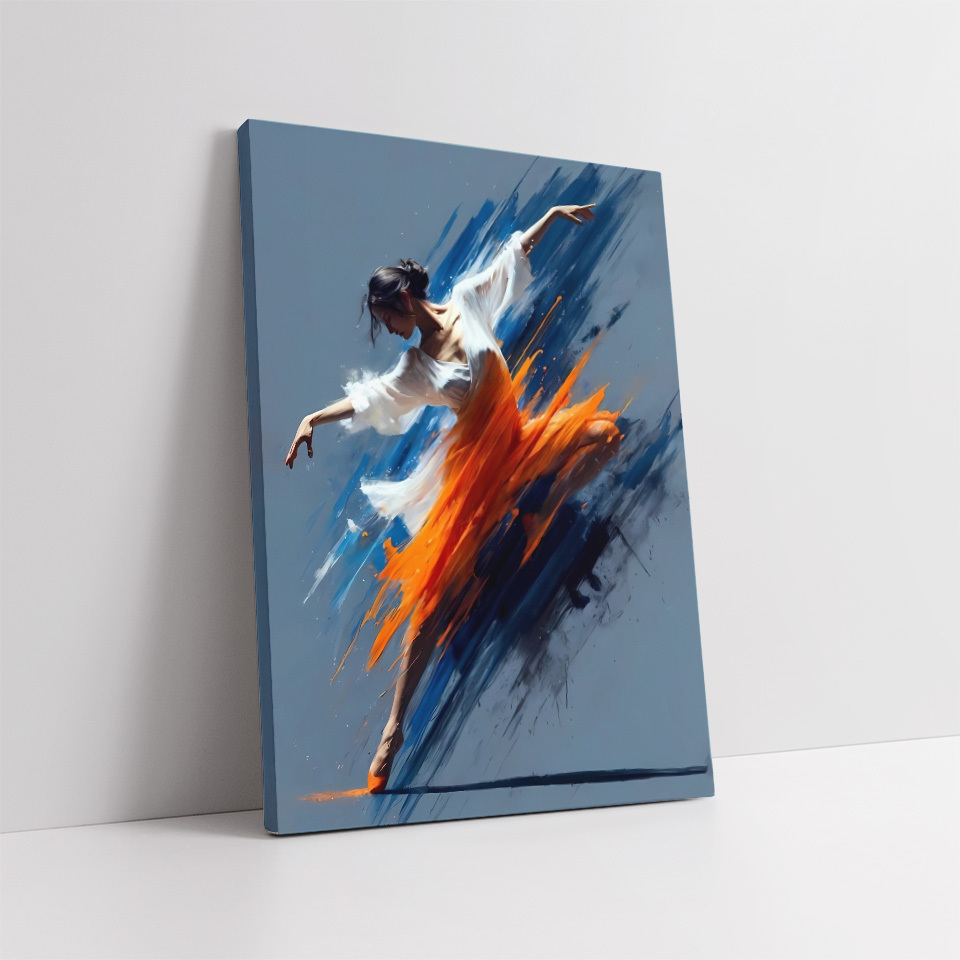 Achetez le tableau décoratif Danse Enflammée sur MonTableau